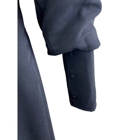 NEW! Fashion Nova Got It In The Bag Puff Sleeve Mini Dress Black Size XS - Picture 4 of 11